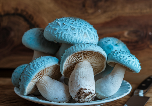 Magic mushrooms strains showing distinct cap colors